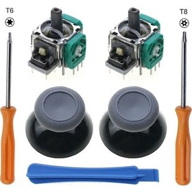 Resim Gri Siyah-jcd 3d Analog Joystick Sensörü Modülü Potansiyometre Başparmak Çubuğu Microsoft Xbox One Serisi Sx Denet 