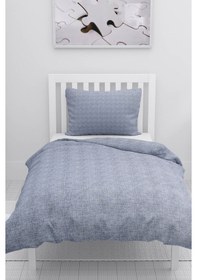 Resim Vega Pamuklu Ranforce Tek Kişilik Nevresim Seti - Koyu Mavi 