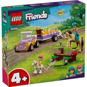 Resim 42634 LEGO® Friends Horse and Pony Trailer 105 pieces Ages 4+ 