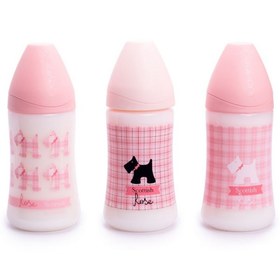 Resim Suavinex Ortodontik Geniş Ağız Silikon Biberon 270Ml 0-6Ay - Pembe 
