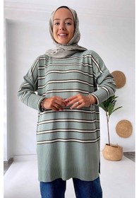 Resim Kahijab Lady Triko Tunik - Yeşil 
