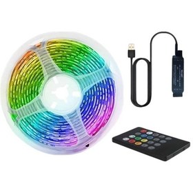 Resim Gld-spt- Rgb Şerit Led 10 Metre Led Işık Kumanda İle Kontrol Rgb Diğer 