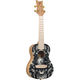 Resim Ortega RUAR-BI Art Series Concert Ukulele (Birds) 