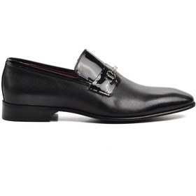 Resim Siyah Rugan Erkek Klasik Ayakkabı 9686 M SIYAH RUGAN 