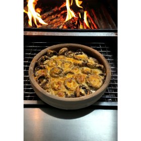 Resim Kahverengi Toprak Mantar Güveci 22X3 Cm, Şık ve Dayanıklı Tasarım 