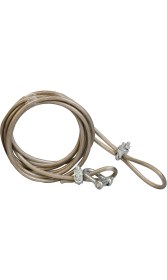 Resim Eltos CH200 Oto Çekme Halatı Çelik Izoleli Çeki Halatı 3,5 M 