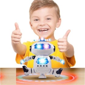 Resim EC Shop Torutoys 3D Işıklı ve Müzikli Dans Eden Robot 