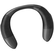 Resim Suntek Giyilebilir Boyunlu Hoparlör 3d Stereo Ses Tv Oyun Siyah 