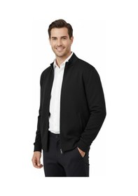 Resim Erkek Spor Hakim Yaka Fermuarlı Hırka Regular Fit Bgl-st04947 Siyah 