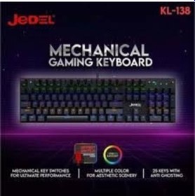 Resim Jedel-gaming Kl-138 Blue Switch Mekanik Rgb Efekli Işıklı Oyuncu Klavye Q Tr Diğer 