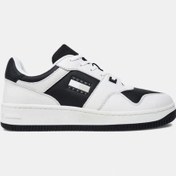 Resim Tommy Hilfiger Erkek Rahat Taban Renk Geçişli Düşük Bilekli Retro Beyaz Sneaker EM0EM01513-YBL 