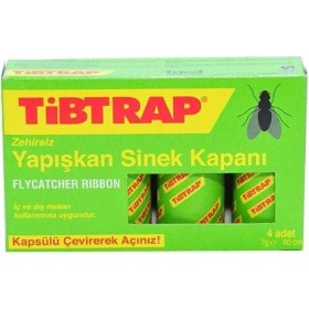 Resim Tibtrap Yapışkan Sinek Kapanı 4 Lü 