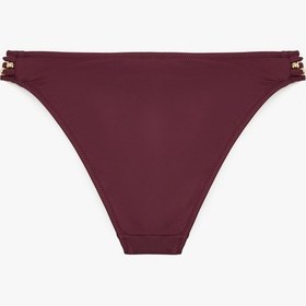 Resim Koton Astarlı Yanları İpli Boncuklu Bikini Altı Bordo 5sak00187mm Bordo 