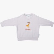 Resim LITTLE'S WORLD Bebek Gri Nakışlı Sweatshirt 