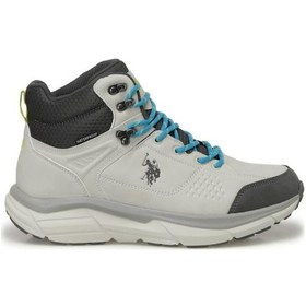 Resim U.s. Polo Assn. Henry 4pr 101812292 Erkek Su Geçirmez Outdoor Bot Kırık Beyaz Gri Mavi 40-45 Gri 