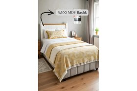Resim Arion Kids Nefes MDF Başlık 115 Cm | 100 Cm Bazalar İçin Uyumlu 
