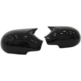 Resim NamTuning Audi A3 Yarasa Ayna Kapağı Batman Ayna 2004-2007 Arası Parlak Siyah 