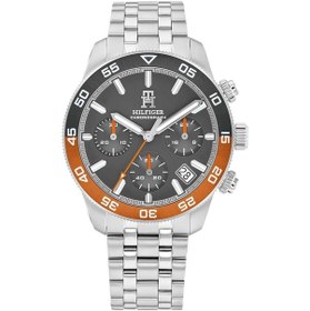 Resim Tommy Hilfiger Th1792186 Erkek Kol Saati Metalik Gri 