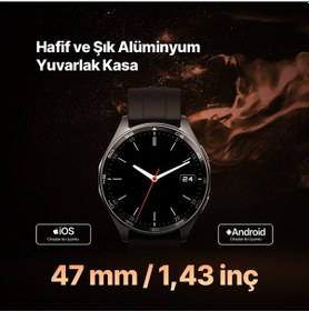 Resim Ttec 2S12WS Tempus Pro 47 MM Amoled Ekranlı Yuvarlak Kasa Akıllı Saat 