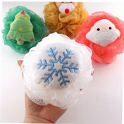 Resim Noel Sınırlı Sayıda Peeling Banyo Topu ve File Fırça - Zengin Köpük, Kar Tanesi Ve Noel Baba Desenleri, Aile Yüz Vücut Rahatlatma, Tatil Hamam Aksesuarları, Kadın İçin Duş Spongesi, Çamaşır İpi İle Sabunlu Havuz Oyuncakları, Şampuanlı Saç Şapkası, Evde Spa,Cilt dostu malzeme,Nazik Peeling,Kadın Cilt Bakımı,Kendine Bakım Hediyeleri 