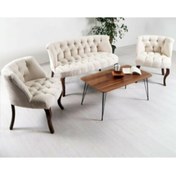 Resim İndirim Çadırı Vinda Çay Seti Koltuk Takımı Salon Balkon Takımı - 2+1+1 Çaysetitakımı 