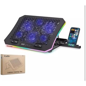 Resim Hadron Dcxaa8 Laptop Soğutucu 6x Fan Rgb + Telefon Standı 14-18 İnç - Siyah 
