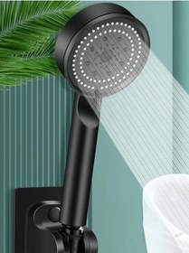 Resim Sardıcı Turbo Fan 5 Fonksiyonlu Su Tasarruflu Duş Başlığı Siyah 