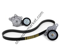 Resim Peugeot 208 (2012-2015) 1,6 Start & Stoplu Alternatör Gergileri ve Kayış Seti (Orijinal Eurorepar) 