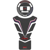 Resim GP Kompozit BMW S 1000 RR 2015-2018 Uyumlu Tank Pad Seti Mavi-Kırmızı 