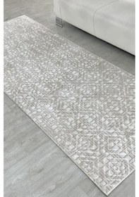 Resim Lüle Halı Kaymaz Taban Yıkanabilir Yolluk Halı Lhklmkahve2 