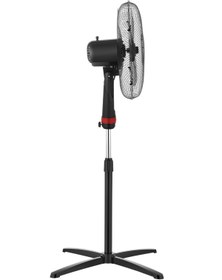 Resim JASPER Kraus SF 16 Siyah Salınım Özellikli Ayaklı Vantilatör 