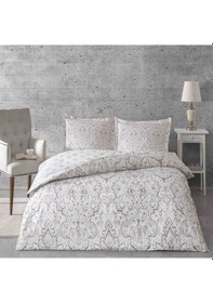 Resim Taç Cassandra Saten Çift Kişilik Nevresim Takımı Gri 000000001000049260 Gri 
