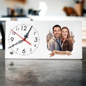 Resim Eminönü ve Aşkımız Karikatürlü Masa Saati 