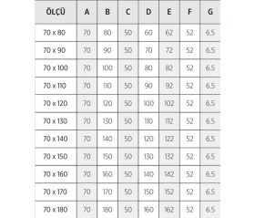 Resim Shower Dikdörtgen Duş Teknesi(Panelli) 70*110 