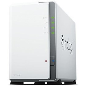 Resim Diskstation DS220J 2 Yuvalı 16 TB Nas Kişisel Çoklu Depolama Ünitesi 