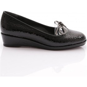 Resim Dgn 3070 Kadin Comfort Ayakkabi 3070-2532-R6201 Siyah Kroko 