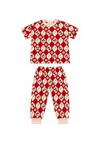 Resim Beniizle Kız Çocuk Pijama Takımı Kırmızı 