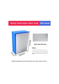 Resim Maiyame Diamant Taşlı Seramik Cam Taş Kenar Yumuşatıcı, 200 Ağız Desenli El Fırçası Polisaj Aracı 