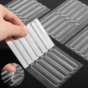 Resim 10 adet Şeffaf Silikon Kapı Çarpışma Önleyici Pedler, 6.3cm x 0.99cm - Şeffaf, Esnek Sızdırmazlık Şeritleri Daha Sessiz Kapı İşlemi İçin, Uygulaması ve Çıkarması Kolay, Ev Kullanımı İçin İdeal 