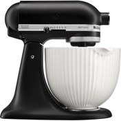 Resim KitchenAid 5KSM2CB5PCC 4.7 Litre Seramik Kase - Kabartmalı Beyaz 