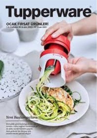 Resim Rende Elektriksiz Sebze Spirali Kırmızı 