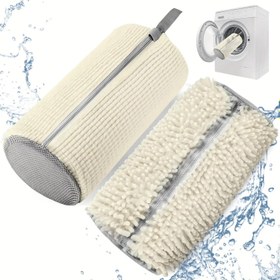 Resim 2/ Ayakkabı Yıkama Makinesi Çantası: Kurutma ve Çamaşır Makineleri için Toz Geçirmez, Tekrar Kullanılabilen Sporcu ve Tenis Ayakkabıları Temizleme Seti, İzin Kalmadığında Lekesiz Çözüm (Beyaz), Ayakkabı Yıkayıcı ve Kurutucu Çanta,Ayakkabı Yıkama Çantası,Taşınabilir Ayakkabı Kurutucu,Ayakkabılar İçin Yıkama Torbası,Ayakkabı Kurutma Makinesi,Ayakkabı Yıkama Çantası,Çamaşır Makinesi İçin Ayakkabı Çantası,Ayakkabı Yıkayıcı,Ayakkabı Yıkama Çantası İçin,Ayakkabı Yıkama Torbası 