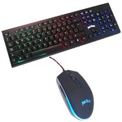Resim Işıklı Klavye Mouse Set 