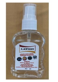 Resim Gözlük Camı Temizleme Solüsyonu 50ml Ve Ufak Boy Silme Bezi 