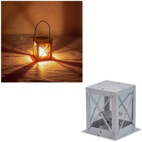 Resim Mumluk Metal Nostalji Mumluk Dekoratif Mumluk Beyaz 