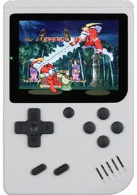 Resim 400 1 Mını Oyunlar El Oyunları Taşınabilir Retro Video Konsolu Boy 8 Bit 3.0 White 
