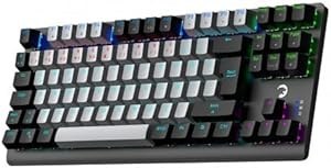 Resim Game Power Eva 3 60M Mekanik Red Switch Türkçe Q 88 Tuş USB Gaming Klavye - 3 Yıl Garantili 