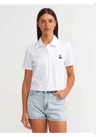 Resim Dilvin Klasik Denim Mom Şort 101a71507 Açık Mavi 