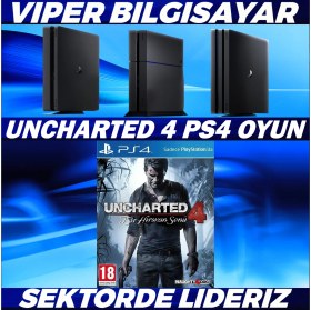 Resim Naughty Dog Uncharted 4 A Thief's End Türkçe Aksiyon Oyun PS4 Tek Oyuncu Desteği 