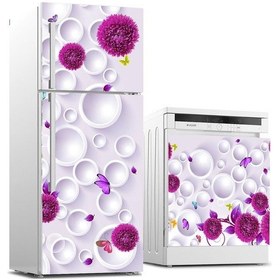 Resim Buzdolabı Ve Bulaşık Makinası Beyaz Eşya Sticker Kaplama Beyaz Ha (540887082) 